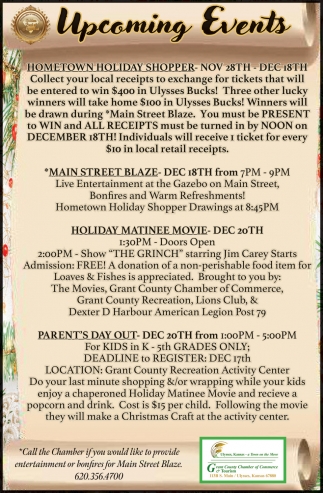 Grant County Chamber Of Commerce & Tourism