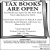 Tax Books are Open