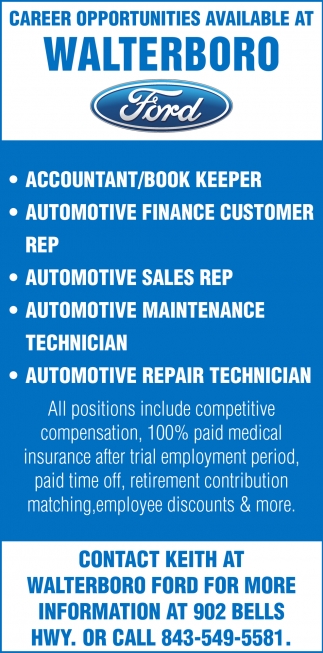 Accountant/Book Keeper, Automotive Finance Customer Rep
