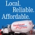 Local. Reliable. Affordable