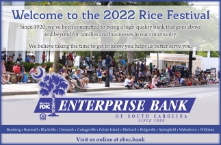 Welcome to the 2022 Rice Festival