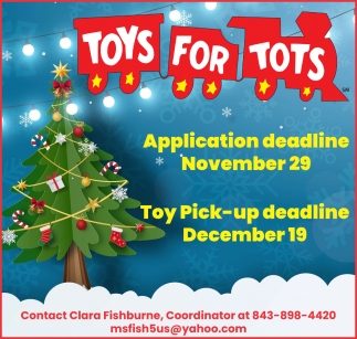 Toy Pickup Deadline December 19