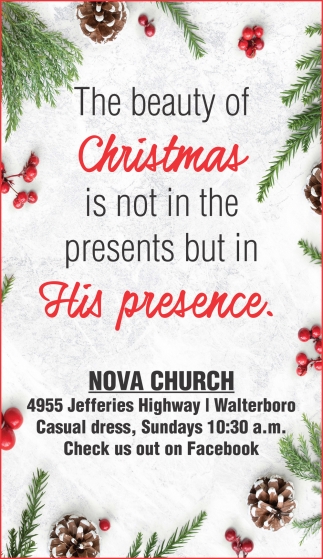 The Beauty of Christmas is Not in the Present but in His Presence