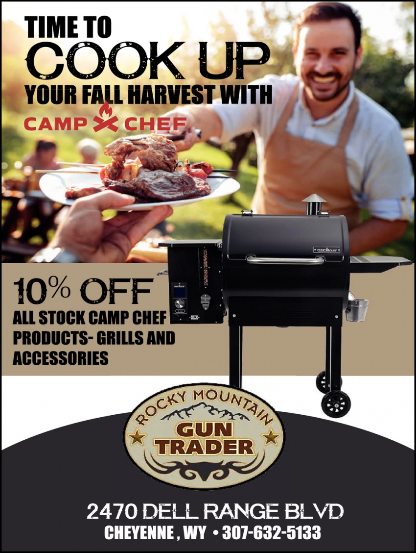 10 Off All Stock Camp Chef Products Rocky Mountain Gun Trader