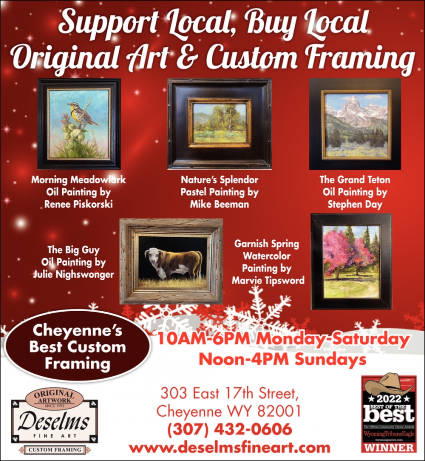 Support Local, Buy Local Original Art & Custom Framing