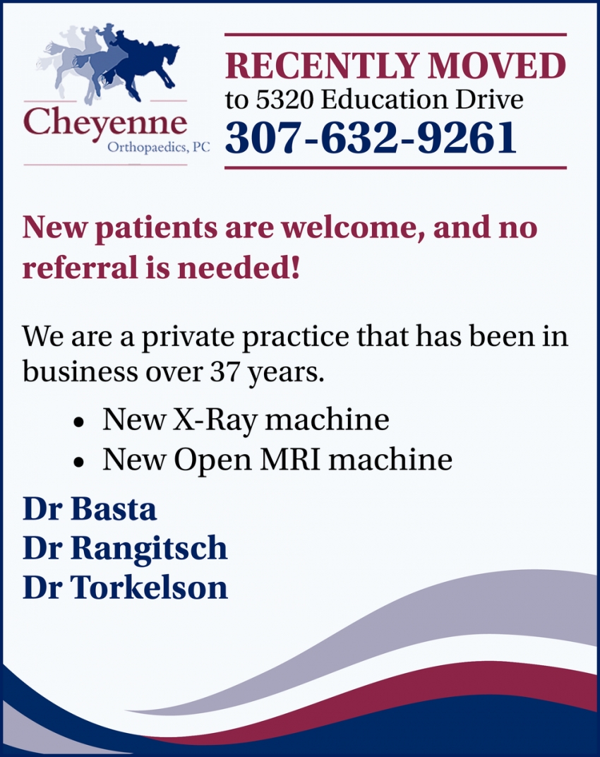 New Patients Are Welcome, and No Referral Is Needed!