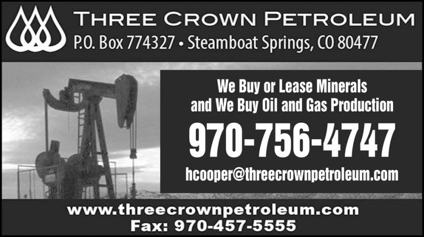 We Buy or Lease Minerals and We Buy Oil and Gas Production