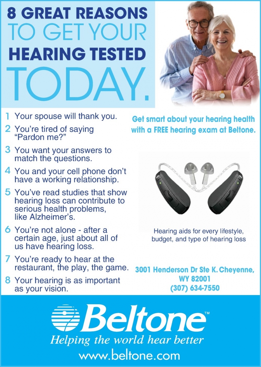 8 Great Reasons to Get Your Hearing Tested Today