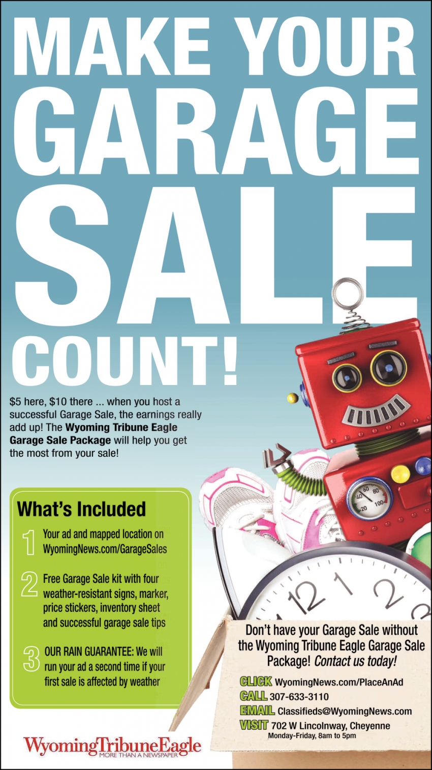 Make Your Garage Sale Count!