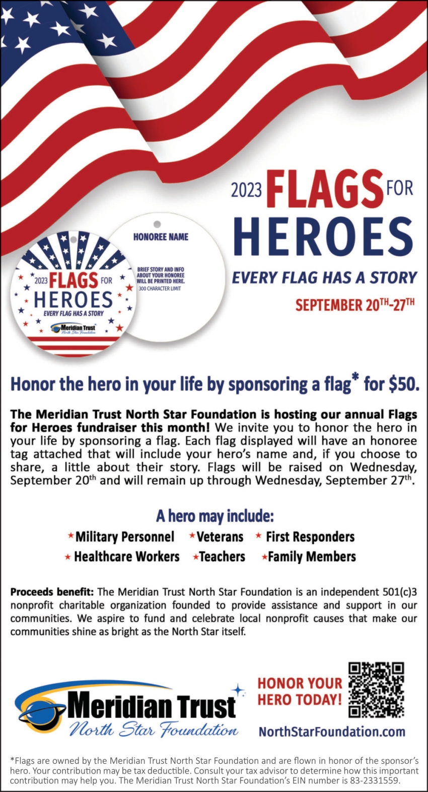 2023 Flags for Heroes