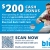 $200 Cash Bonus