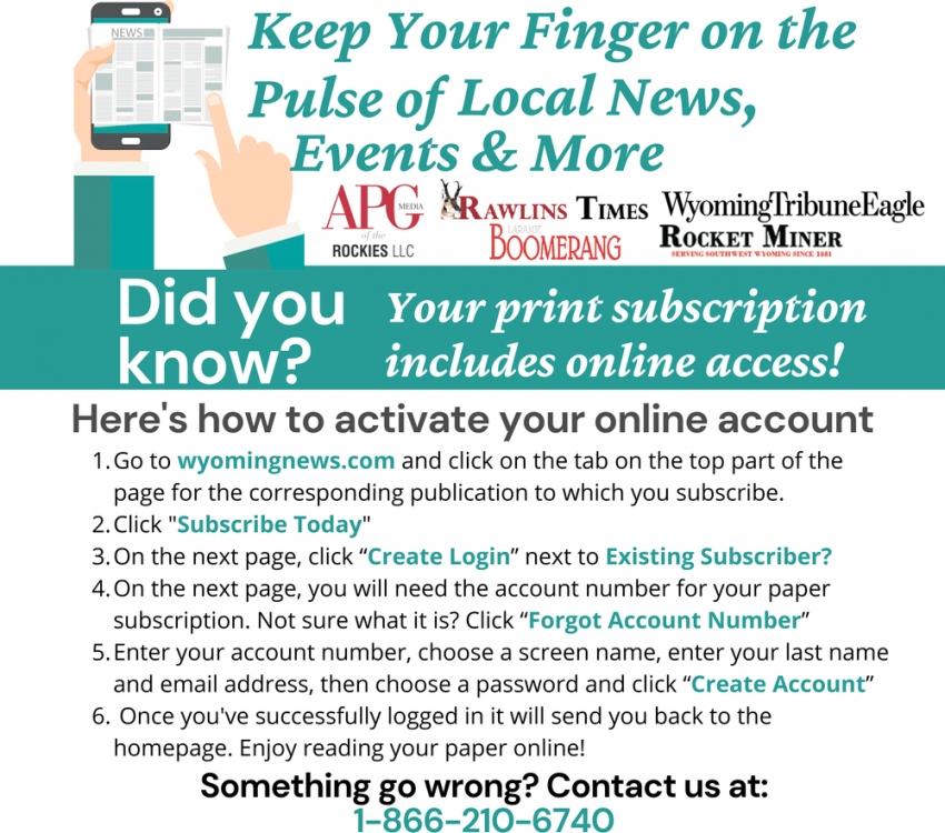 Your Print Subscription Includes Online Access!