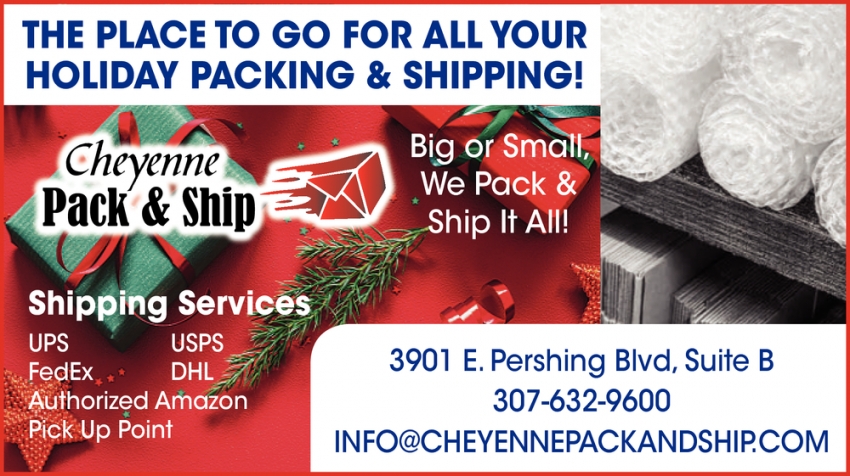 The Place to Go for All Your Holiday Packing & Shipping!