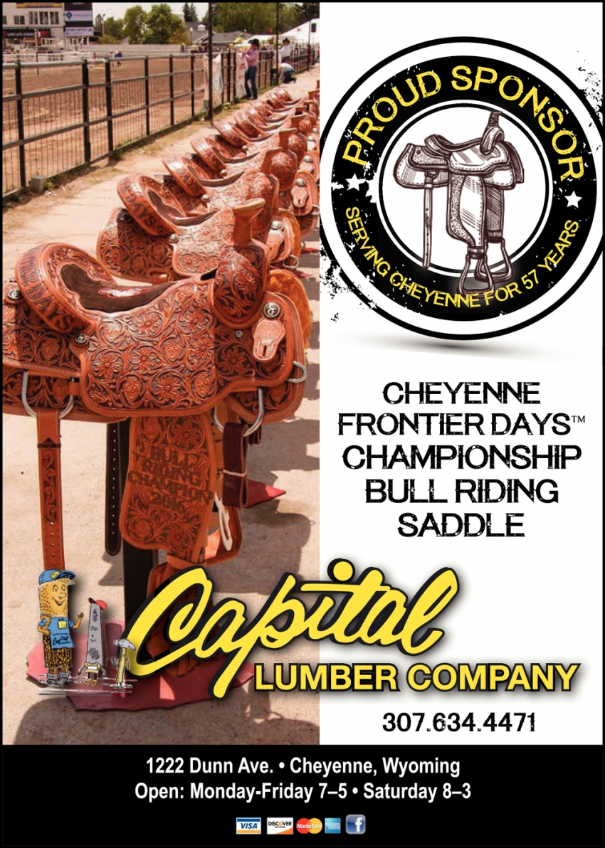 Cheyenne Frontier Days Championship Bull Riding Saddle