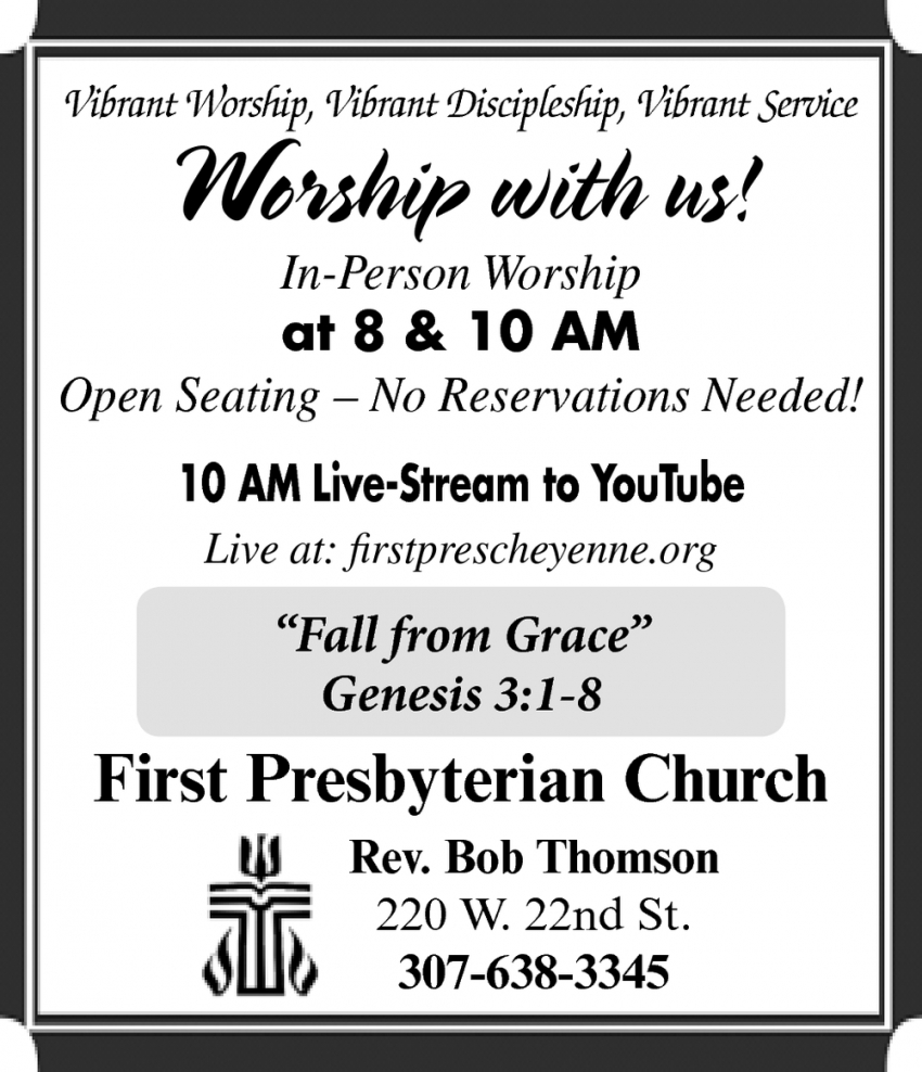 Worship with Us!