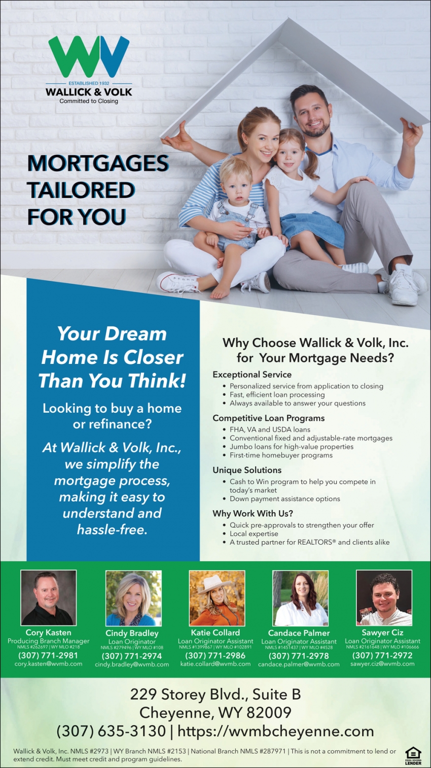 Wallick & Volk Mortgage Bankers