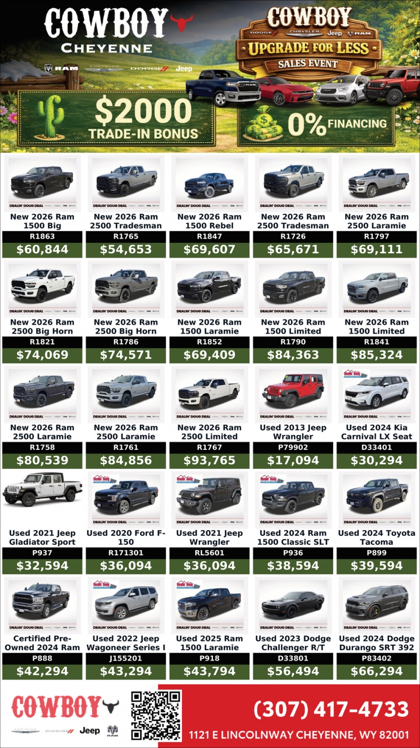 Cowboy Dodge Chrysler Jeep RAM