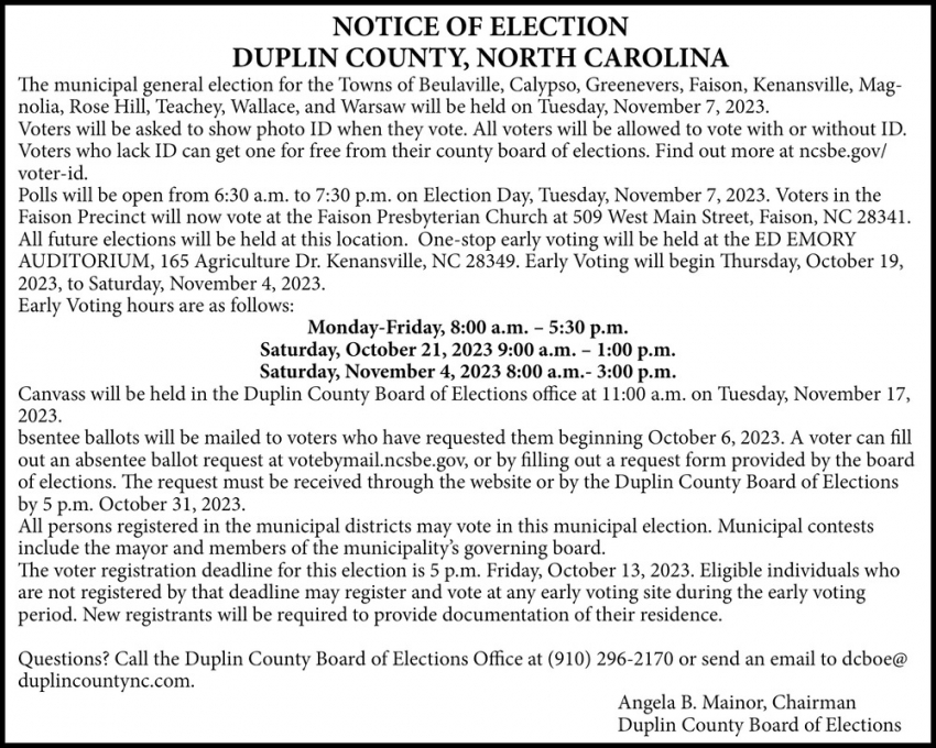 Duplin Times | reflector.com