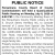 Public Notice