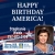 Happy Birthday America!