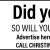 Did you see this? So will your Customers & Clients