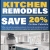 Save 20% On Cabinets