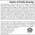 Pump Station Project Notice