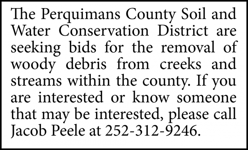 The Perquimans County Soil and Water Conservation District