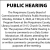 Public Hearing