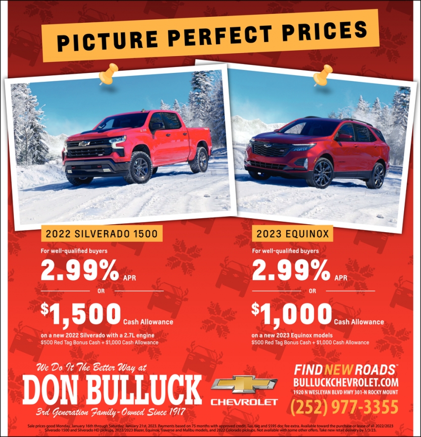 Picture Perfect Prices