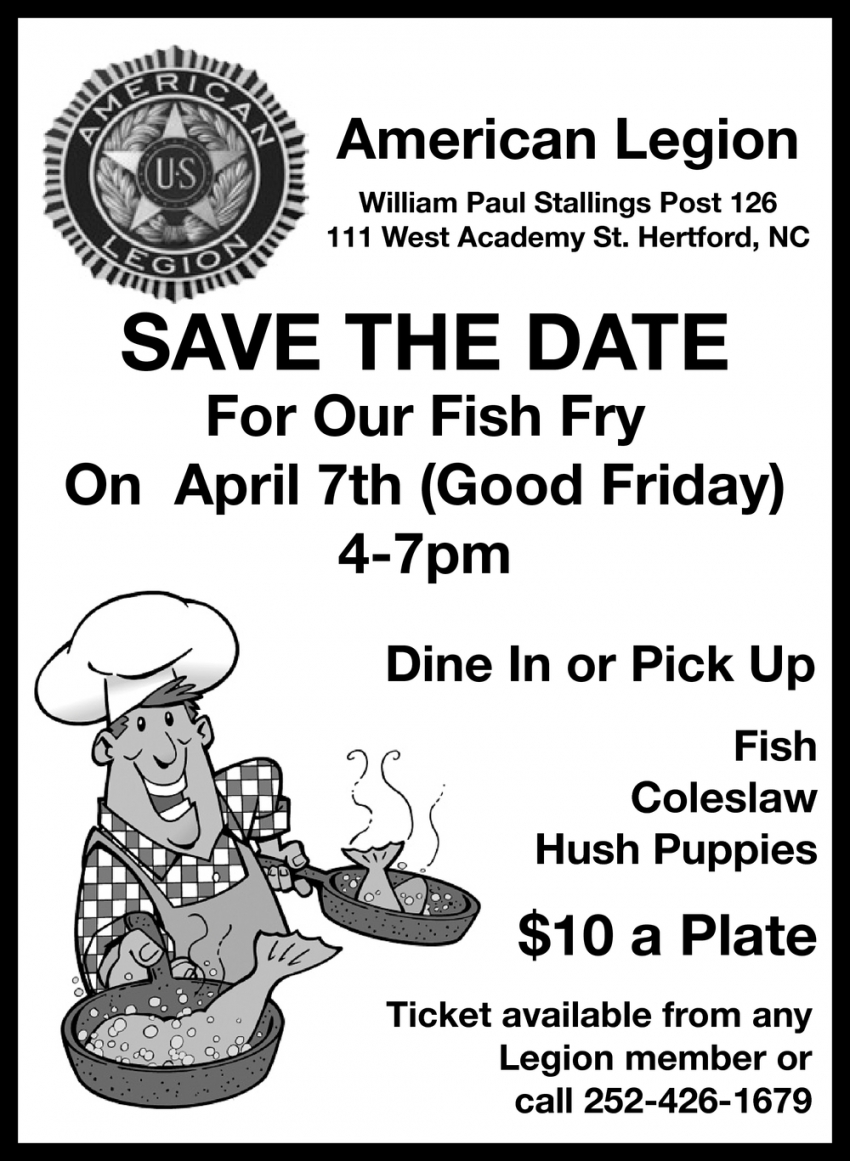 Save the Date for Our Fish Fry