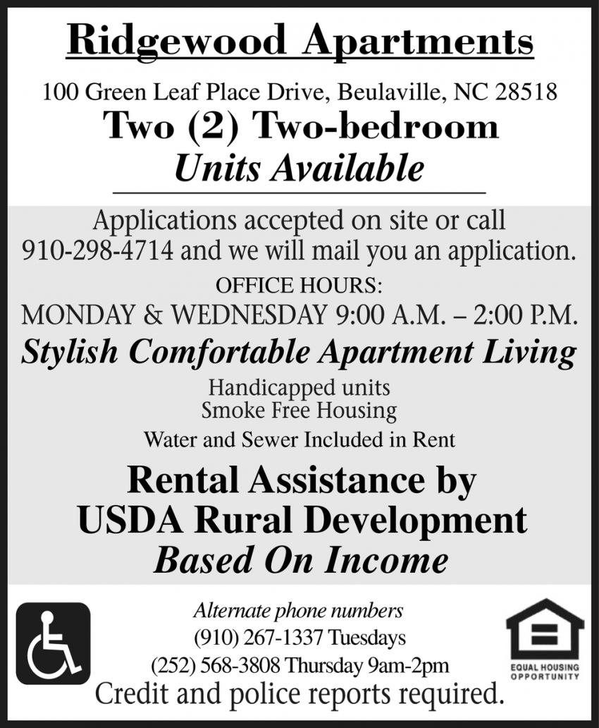 Ridegewood Apartments