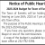 Notice of Public Hearing