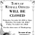 Town of Winfall Offices Will Be Closed