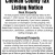 Chowan County Tax Listing Notice