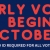 Early Voting Begins October 17!