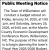 Public Meeting Notice