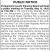 Public Notice