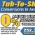 Tub-to-Shower Conversions in Just 1-2 Days!