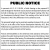 Public Notice