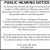 Public Hearing Notice
