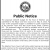 Public Notice