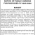 Notice of Public Hearing