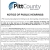 Notice of Public Hearings