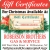 Gift Certificates