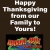 Happy Thanksgiving from Our Family to Yours!
