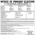 Notice of Primary Election