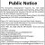 Public Notice