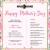 Join us for our Mother's Day Buffet!