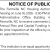 Notice of Public Hearing 
